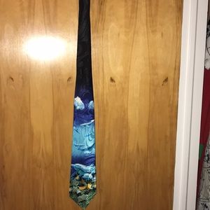 Aquatic Design Neck Tie